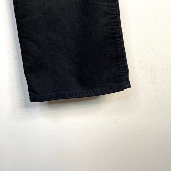 Old Navy Mid Rise Micro Flare Stretch Denim Jeans Black Womens 0P 0 Petite New - Picture 6 of 15